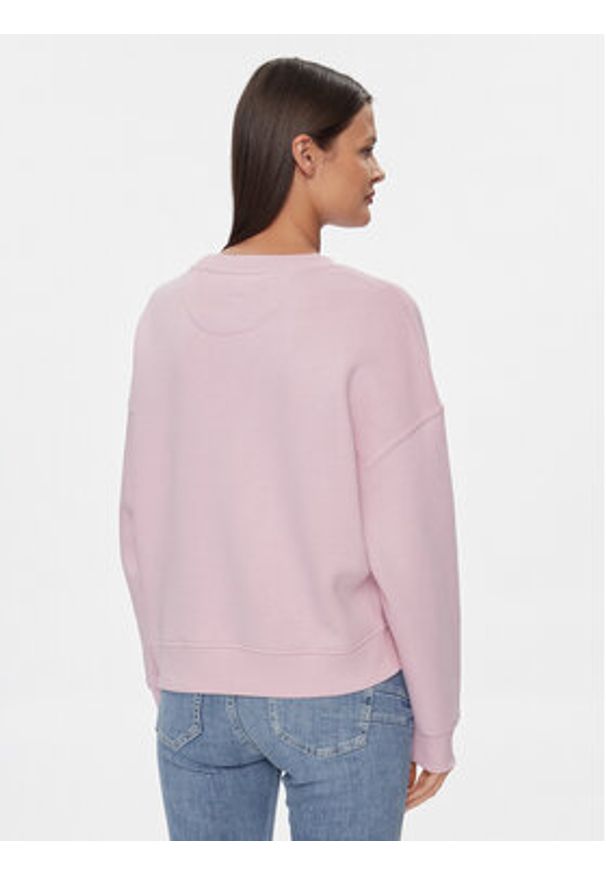 Guess Bluza W4RQ11 K9Z21 Różowy Regular Fit. Kolor: różowy. Materiał: bawełna, syntetyk