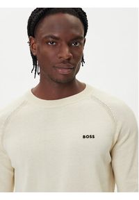 BOSS Sweter K_Zone CN 50541938 Beżowy Regular Fit. Kolor: beżowy. Materiał: syntetyk #5