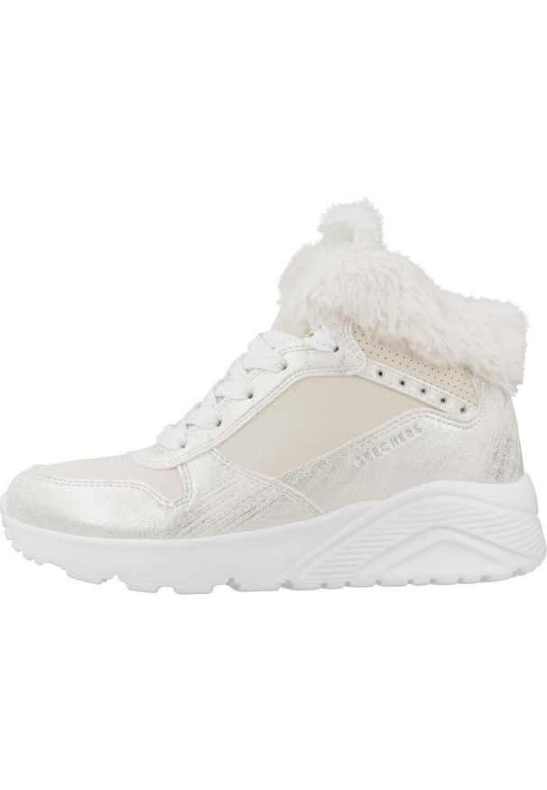 skechers - Buty SKECHERS UNO LITE - COMFURT C Biały. Kolor: biały. Materiał: syntetyk, materiał. Sezon: zima. Model: Skechers Sport. Sport: turystyka piesza