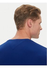TOMMY HILFIGER - Tommy Hilfiger T-Shirt MW0MW10800 Niebieski Slim Fit. Kolor: niebieski. Materiał: bawełna #5