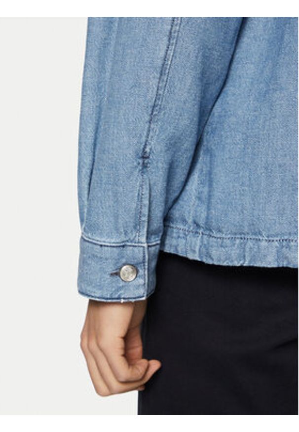 Guess Kurtka jeansowa M5RN30 D5KW1 Niebieski Regular Fit. Kolor: niebieski. Materiał: bawełna