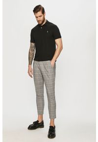 Strellson - Spodnie. Kolor: wielokolorowy. Materiał: tkanina, len, bawełna, elastan #3