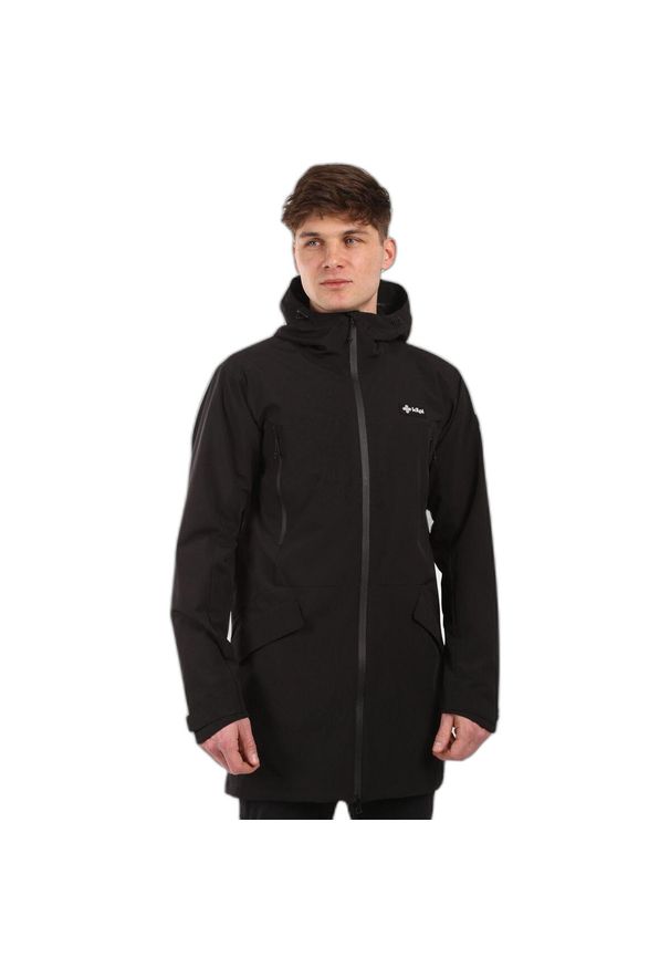 Kurtka turystyczna Kilpi Ayra. Kolor: czarny. Sport: turystyka piesza