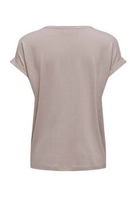 only - ONLY T-Shirt Moster 15106662 Beżowy Loose Fit. Kolor: beżowy. Materiał: wiskoza #3