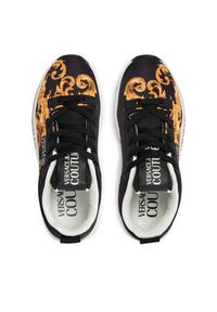 Versace Jeans Couture Sneakersy 80VA3SAA ZSE00 Czarny. Kolor: czarny. Materiał: materiał #6