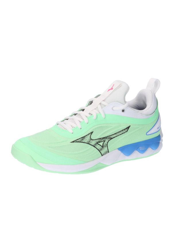 Buty do siatkówki Dorosły Mizuno Wave Luminous 3 zielony. Kolor: zielony, biały, niebieski, wielokolorowy. Model: Mizuno Wave. Sport: siatkówka