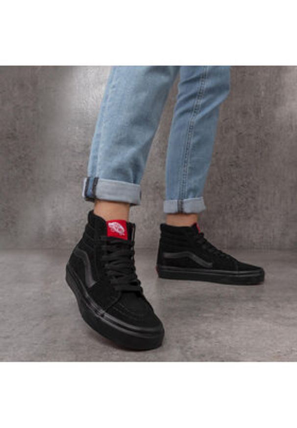 Vans Tenisówki Sk8-Hi VN000D5IBKA Czarny. Kolor: czarny. Materiał: zamsz, skóra