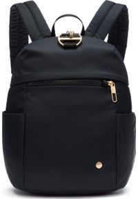 Pacsafe Plecak mini damski antykradzieżowy 8L Pacsafe Citysafe Econyl - czarna. Kolor: czarny #1