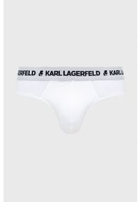 Karl Lagerfeld Slipy (3-pack) 211M2103 męskie kolor biały. Kolor: biały #4
