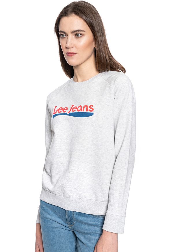 Lee - LEE CREW SWEATSHIRT SHARP GREY MELE L53KBR03 112112371