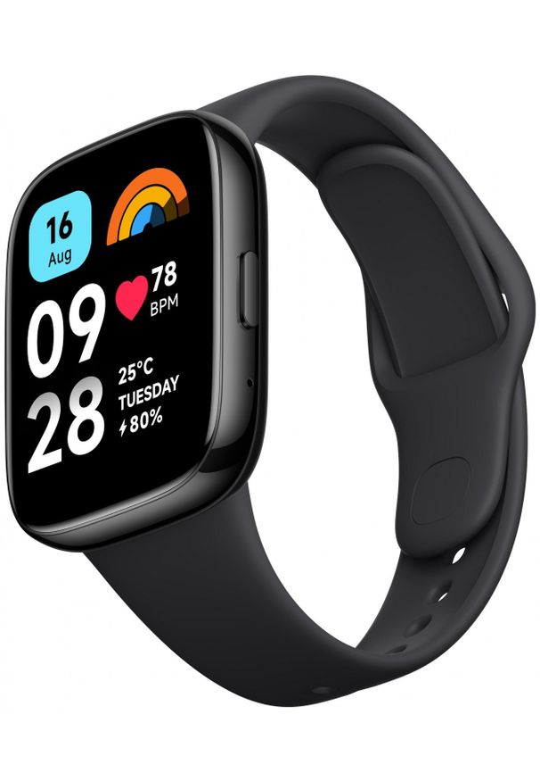 Smartwatch Xiaomi Redmi Watch 3 Active Czarny. Rodzaj zegarka: smartwatch. Kolor: czarny. Styl: casual, klasyczny, sportowy