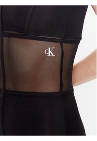 Calvin Klein Jeans Sukienka koktajlowa J20J221463 Czarny Slim Fit. Kolor: czarny. Materiał: syntetyk. Styl: wizytowy