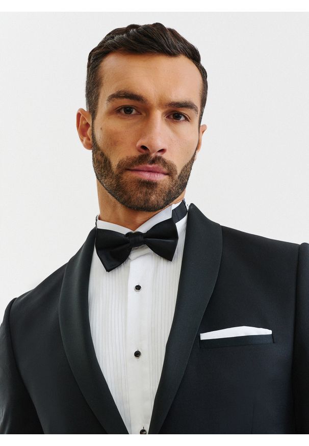 Pako Lorente - PAKO LORENTE – Poszetka P000B-HX-216-B. Materiał: poliester. Wzór: gładki