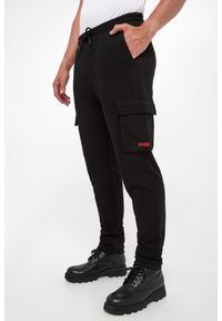 Karl Lagerfeld - Spodnie dresowe męskie cargo KARL LAGERFELD. Materiał: dresówka #3