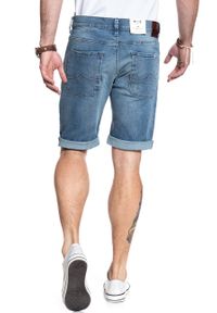 Mustang - SPODENKI MUSTANG 5-Pocket-Short 1007720 5000 415. Materiał: jeans