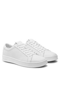 Calvin Klein Sneakersy Low Top Lace Up HM0HM01546 Biały. Kolor: biały. Materiał: skóra #5