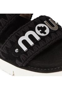 Mou Sandały New Bio Sandal SW461001A Czarny. Kolor: czarny. Materiał: zamsz, skóra #3