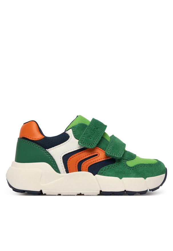 Sneakersy Geox. Kolor: zielony
