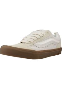 Buty Vans Knu Skool. Kolor: beżowy. Materiał: tkanina
