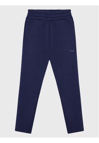 Fila Spodnie dresowe Bremerhaven FAT0124 Granatowy Regular Fit. Kolor: niebieski. Materiał: bawełna #1