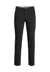 Jack & Jones - Jack&Jones Spodnie materiałowe Marco Dave 12174152 Czarny Slim Fit. Kolor: czarny. Materiał: bawełna #5