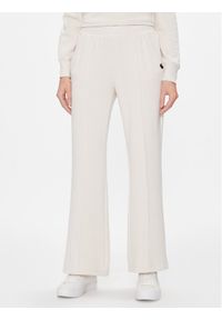 DKNY Sport Spodnie materiałowe DP3P3339 Écru Wide Leg. Materiał: materiał. Styl: sportowy