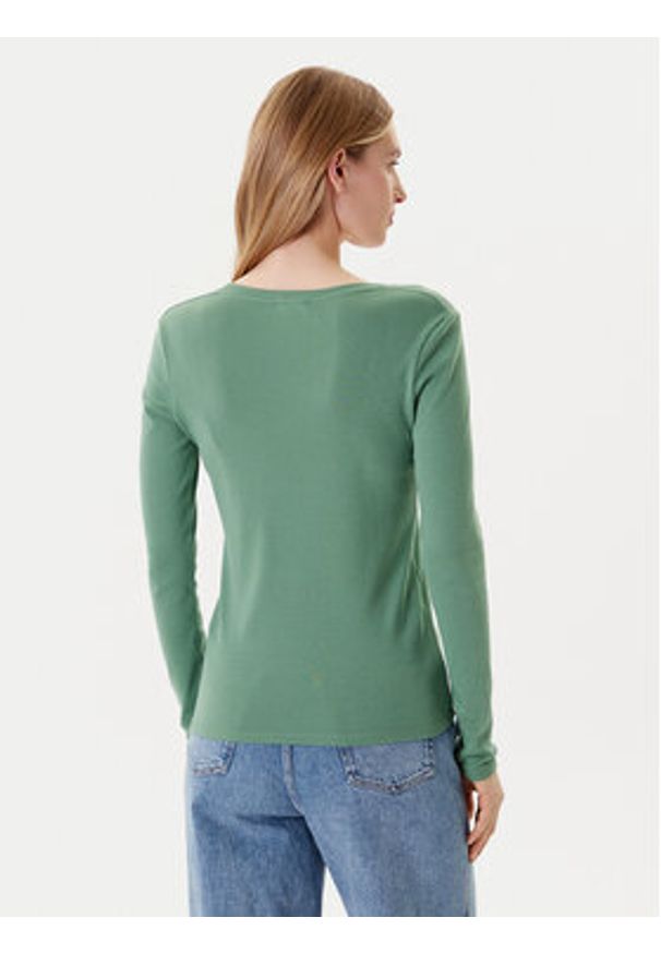 United Colors of Benetton - United Colors Of Benetton Bluzka 3GA2E4245 Zielony Regular Fit. Kolor: zielony. Materiał: bawełna