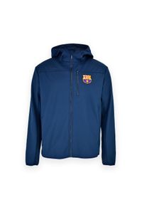 Kurtka softshell FC Barcelona niebieska. Kolor: wielokolorowy. Materiał: softshell. Sezon: wiosna, zima, jesień. Sport: piłka nożna #1