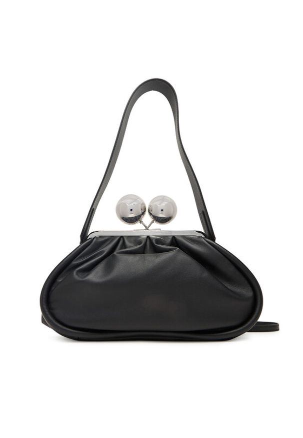 Weekend Max Mara Torebka 2525516025600 Czarny. Kolor: czarny. Materiał: skórzane
