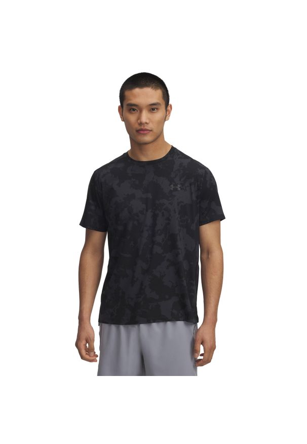 Koszulka Under Armour Launch Elite Printed. Kolor: szary, czarny, brązowy, wielokolorowy. Sport: bieganie, fitness