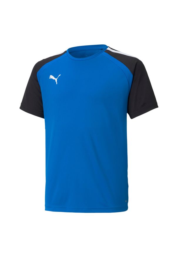 Koszulka dziecięca Puma Team Pacer. Kolor: niebieski, wielokolorowy, czarny. Materiał: poliester. Sport: piłka nożna