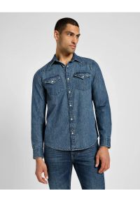 Lee - LEE MĘSKA KOSZULA REGULAR WESTERN SHIRT GREEN AURA 112355743 L66W008582 #1