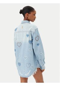 One Teaspoon Koszula jeansowa Everyday Studded 26714 Niebieski Relaxed Fit. Kolor: niebieski. Materiał: bawełna #7