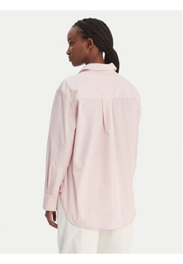 TOMMY HILFIGER - Tommy Hilfiger Koszula WW0WW48190 Różowy Regular Fit. Kolor: różowy. Materiał: bawełna