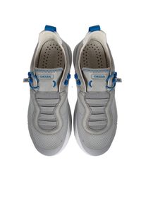 Geox Sneakersy "Levita" | U029XA 06K85 | Mężczyzna | Szary. Nosek buta: okrągły. Zapięcie: bez zapięcia. Kolor: szary. Materiał: skóra, tkanina #3