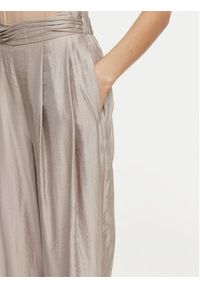 Eleh Spodnie materiałowe SS260269 Szary Wide Leg. Kolor: szary. Materiał: wiskoza #5