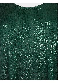 Zizzi Sukienka koktajlowa M59218A Zielony Loose Fit. Kolor: zielony. Materiał: syntetyk. Styl: wizytowy #5
