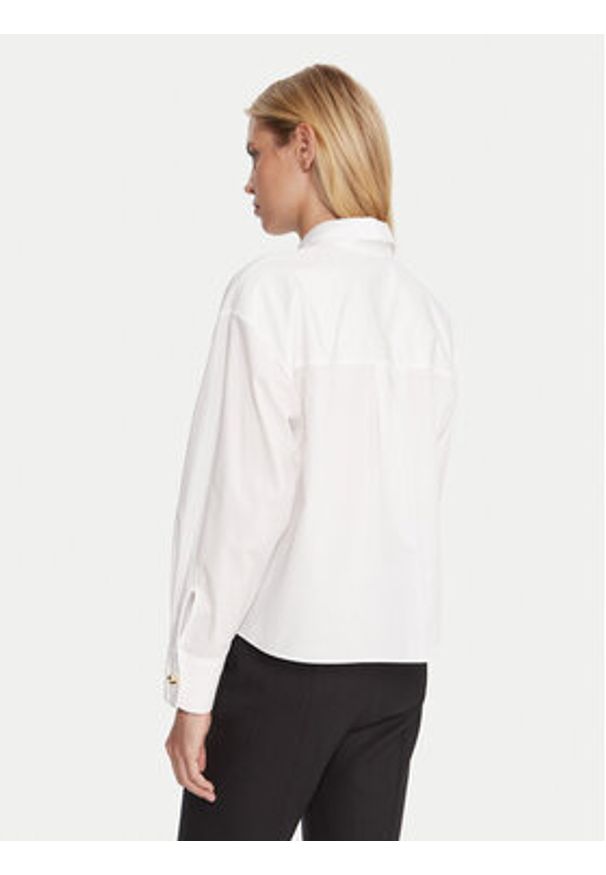 Hugo - HUGO Koszula Elma 50550548 Biały Regular Fit. Kolor: biały. Materiał: bawełna