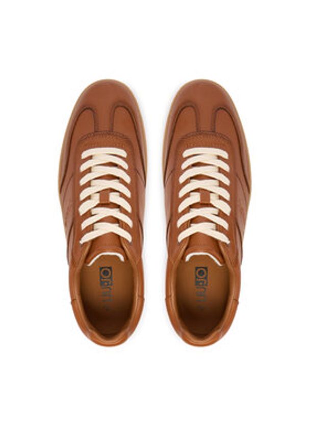 Liu Jo Sneakersy 7B6015 PX112 Brązowy. Kolor: brązowy. Materiał: skóra