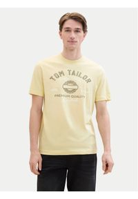 Tom Tailor T-Shirt 1037735 Żółty Regular Fit. Kolor: żółty. Materiał: bawełna