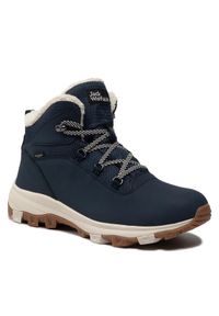 Jack Wolfskin Trekkingi Everquest Texapore Mid W 4053581 1171 080 Granatowy. Kolor: niebieski. Materiał: skóra. Sport: turystyka piesza