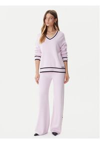 Liu Jo Sport Sweter TF5229 MS59L Różowy Regular Fit. Kolor: różowy. Materiał: syntetyk. Styl: sportowy #3