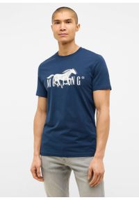 Męski T-Shirt Mustang Style Austin Dress Blues 1016492 5334 #1