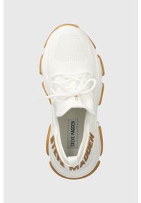 Steve Madden sneakersy Protégé-E kolor biały SM19000032. Nosek buta: okrągły. Zapięcie: sznurówki. Kolor: biały. Materiał: materiał, guma. Obcas: na platformie #5