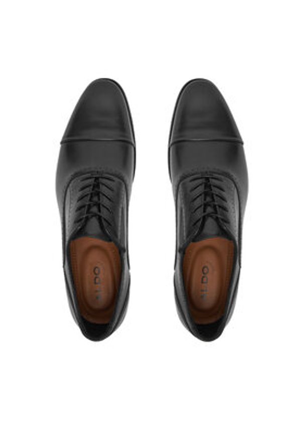 Aldo Półbuty Abawienflex 13265390 Czarny. Kolor: czarny. Materiał: skóra