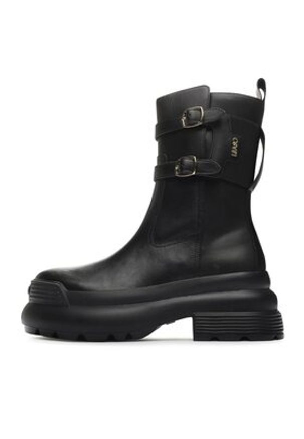 Liu Jo Botki Amy 19 SF3105 P0102 Czarny. Kolor: czarny. Materiał: skóra