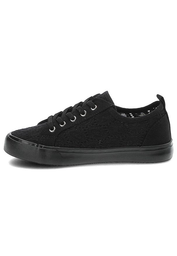 Big-Star - Czarne Trampki Big Star Dziecięce Buty Wsuwane. Okazja: na co dzień. Zapięcie: bez zapięcia. Kolor: czarny. Materiał: skóra, materiał, guma. Szerokość cholewki: normalna. Wzór: aplikacja. Styl: casual