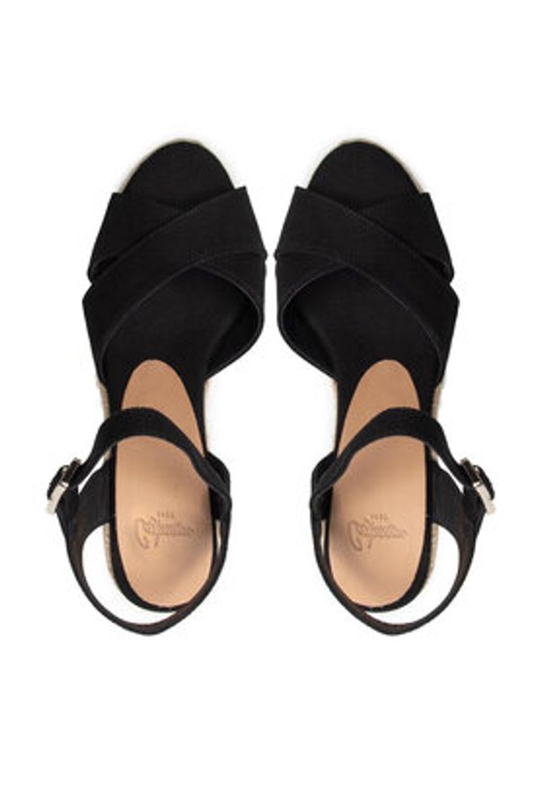Castañer Espadryle Blaudell/8ED/001 020998-100-35 Czarny. Kolor: czarny. Materiał: materiał