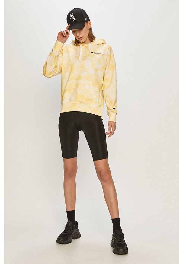 Champion - Bluza. Okazja: na co dzień. Kolor: żółty. Długość rękawa: długi rękaw. Długość: długie. Styl: casual