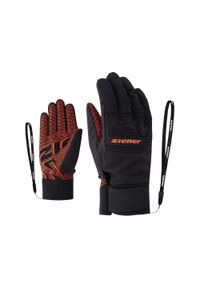 Ziener - Rękawice narciarskie męskie Garim As(R). Kolor: czerwony, wielokolorowy, czarny. Sezon: zima. Sport: narciarstwo #1